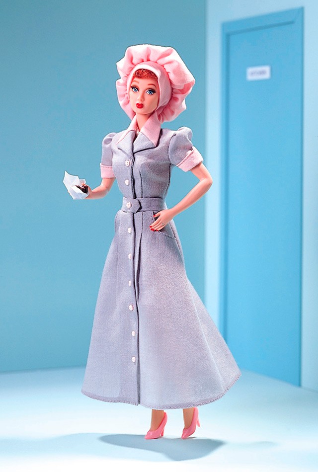 I Love Lucy Starring Lucille Ball as Lucy Ricardo in Job Switching Barbie